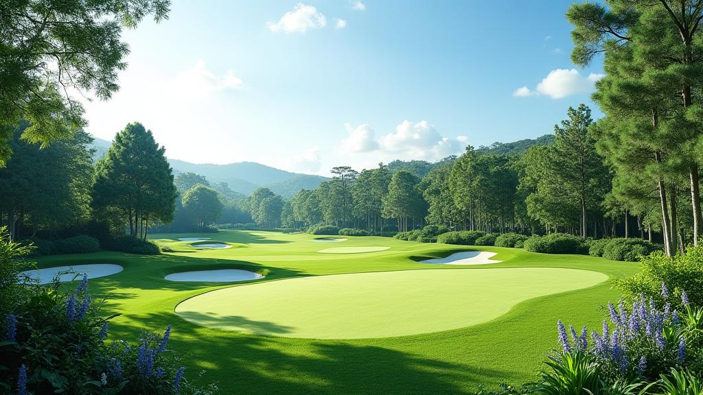 Lapangan golf ramah lingkungan dengan praktik berkelanjutan